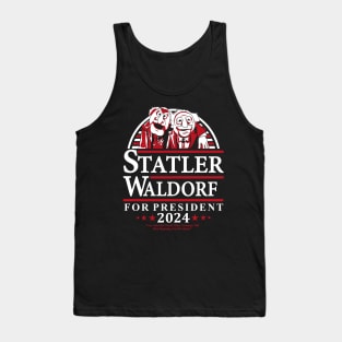 Muppets Statler Waldorf - for President Tank Top